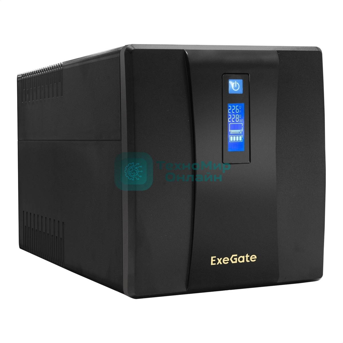Источник бесперебойного питания ExeGate SpecialPro Smart LLB-1500.LCD.AVR.EURO.RJ 1500VA/950W, LCD, AVR, 4 евророзетки, RJ45/11, черный