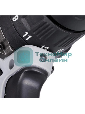 Дрель-шуруповерт ИНТЕРСКОЛ ДАУ-13/18ВК, 18 В, 2 Ач, 45 Нм, бесщеточный, ударный