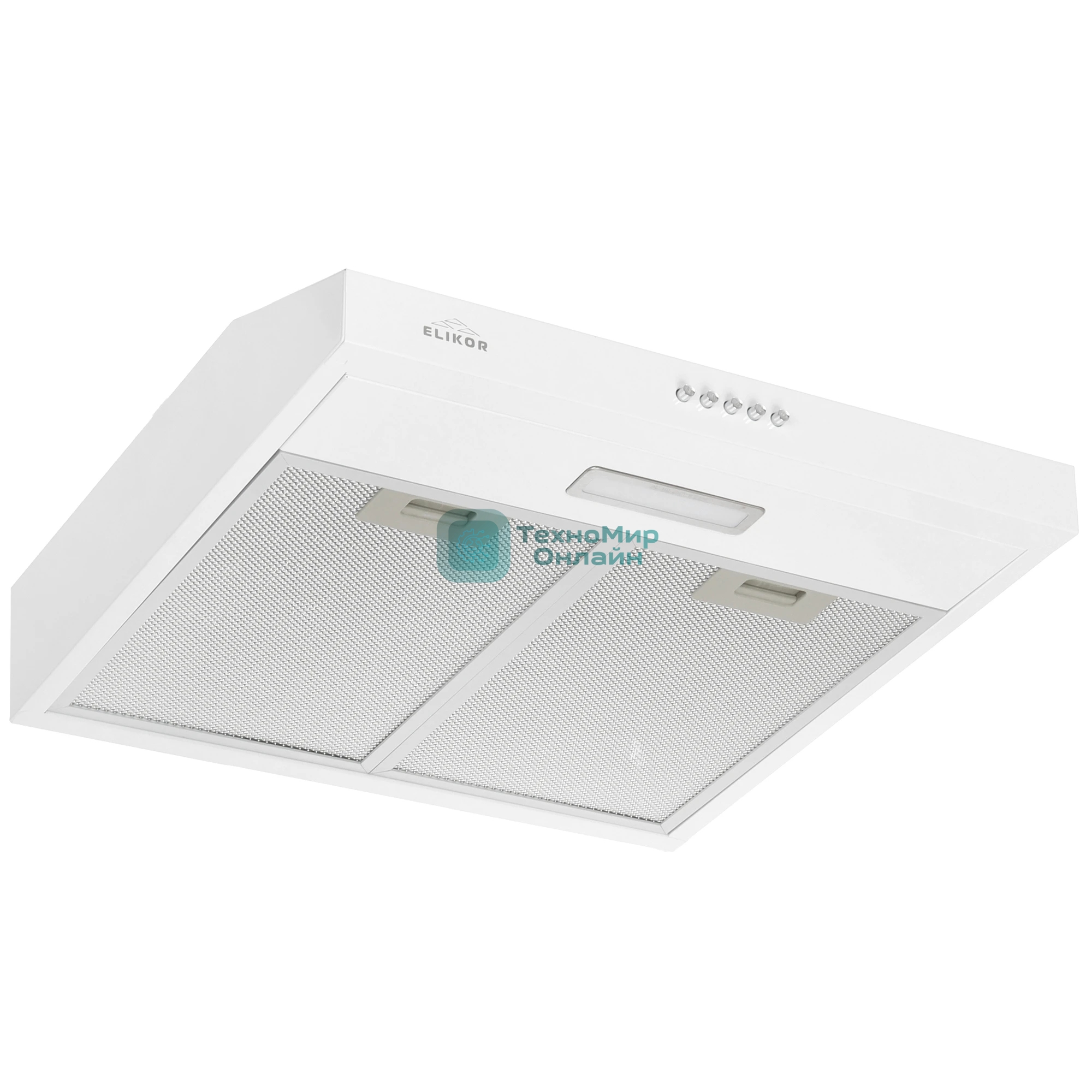 Вытяжка подвесная Elikor ECO WH 50 белая, 49.5 см, 400 куб. м/ч, 55 дБ