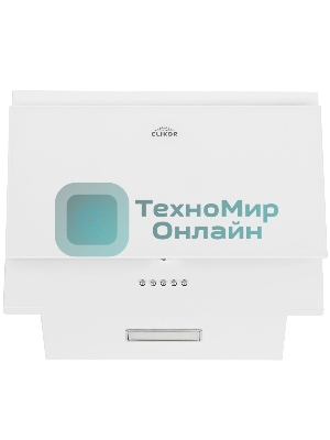 Вытяжка наклонная Elikor Коралл 50П-430-К3Д белый, 50 см, 430 куб. м/ч, 54 дБ