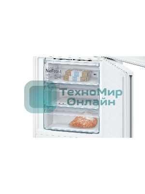 Холодильник Bosch KGN49XW30U белый двухкамерный 330/105л морозилка снизу , No Frost