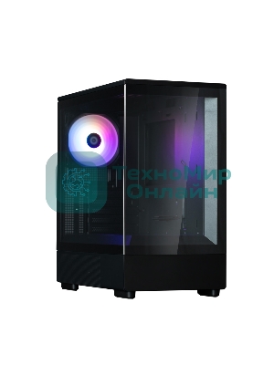 Компьютерный корпус ZALMAN P10, MATX, черный, WINDOW, 2x3.5