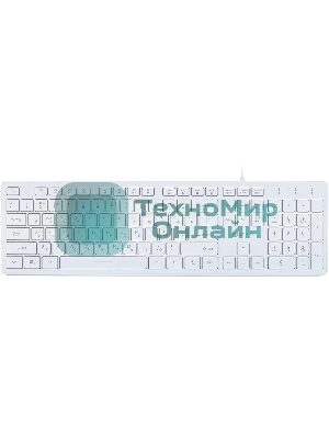 Клавиатура Oklick 550ML проводная, USB Type-A, белый