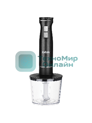 Блендер погружной BBK KBH1400 черный, 1100 Вт, плавная регулировка, турбо