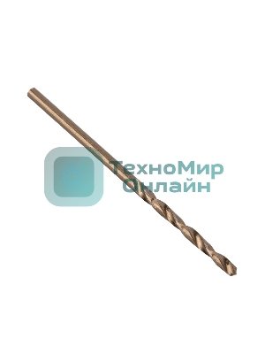 Сверло по металлу Denzel 2 мм, HSS Co-8%, 2 шт.