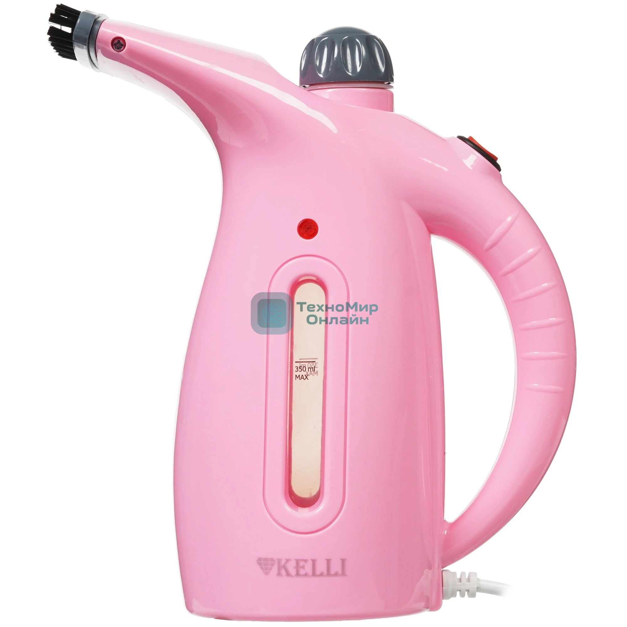Отпариватель Kelli KL-317 розовый, 1700 Вт, 20 г/мин, 350 мл