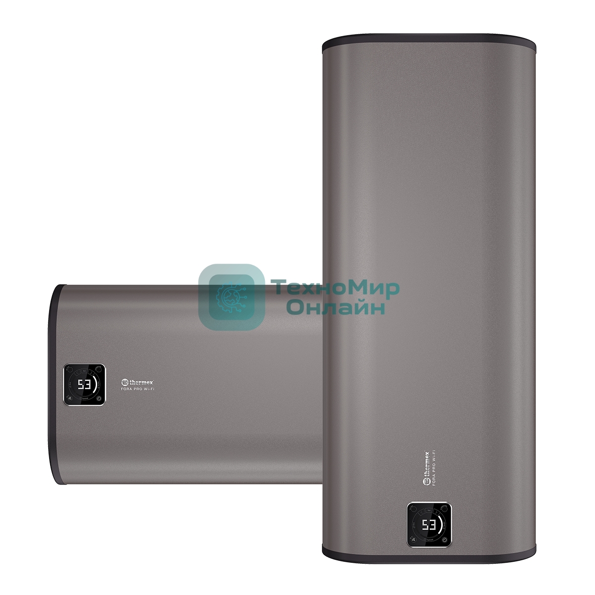 Водонагреватель Thermex Fora 100 (pro) Wi-Fi 2кВт 100л электрический настенный/серый