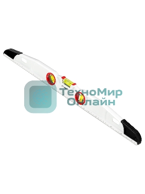 Уровень алюминиевый Matrix литой, фрезерованный, 3 глазка, две ударные площадки, 600 мм