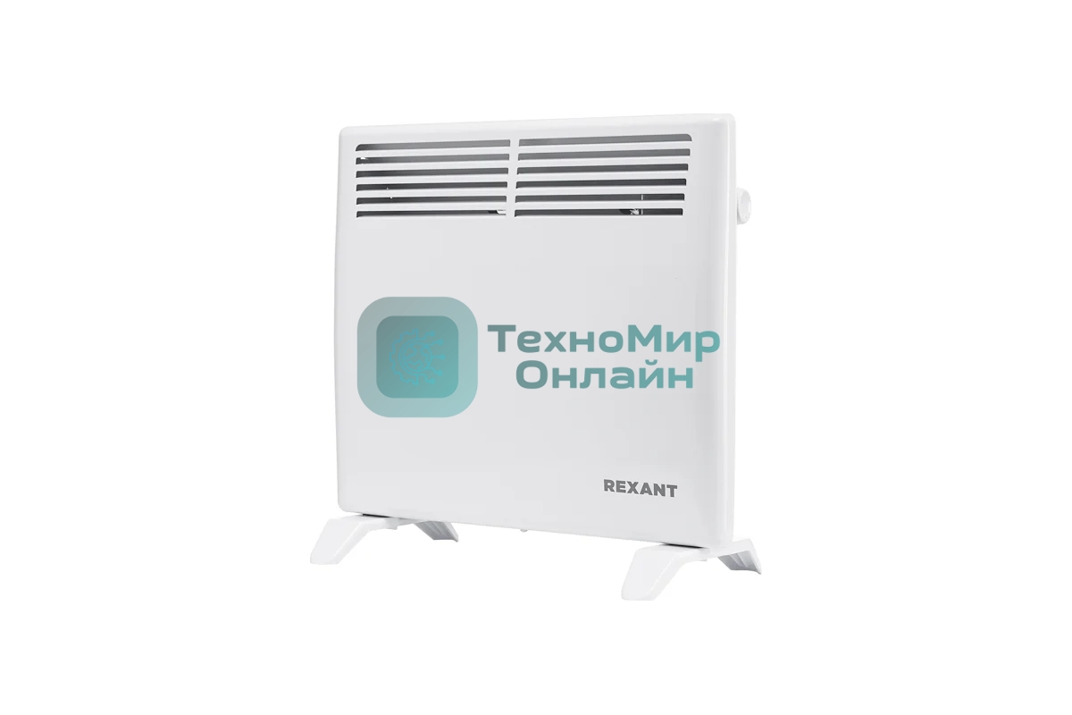 Конвектор Rexant 60-0118, белый, 1000 Вт, 15 м2, механический термостат
