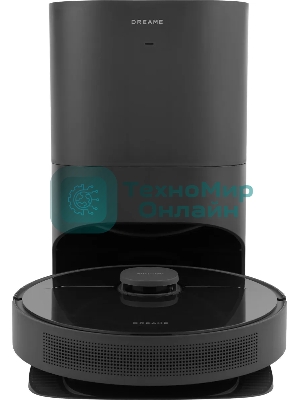 Робот-пылесос Dreame RLS6AD D10S Plus черный, 46 Вт, 5200 мА·ч Li-Ion, уборка сухая/влажная, пылесборник контейнер 0.4 л