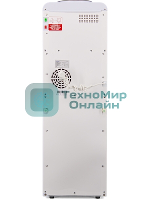 Кулер для воды Aqua Work 105-LDR, верхняя загрузка, нагрев 90 °С, охлаждение 15 °С, белый/черный