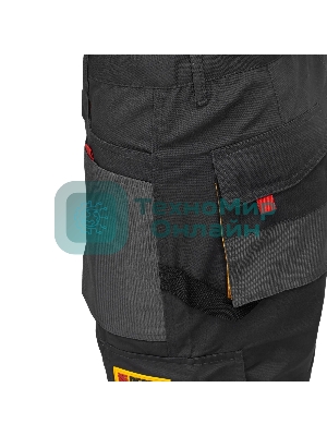 Брюки профессиональные рабочие Denzel 65% полиэстер 35% хлопок, XL