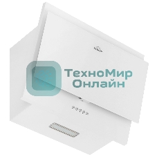 Вытяжка наклонная Elikor Коралл 50П-430-К3Д белый, 50 см, 430 куб. м/ч, 54 дБ