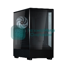 Компьютерный корпус ZALMAN P10, MATX, черный, WINDOW, 2x3.5