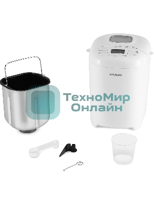 Хлебопечка Hyundai HYBM-M0714 550 Вт, белый