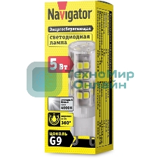Лампа светодиодная Navigator NLL-P-G9-5-230-4K