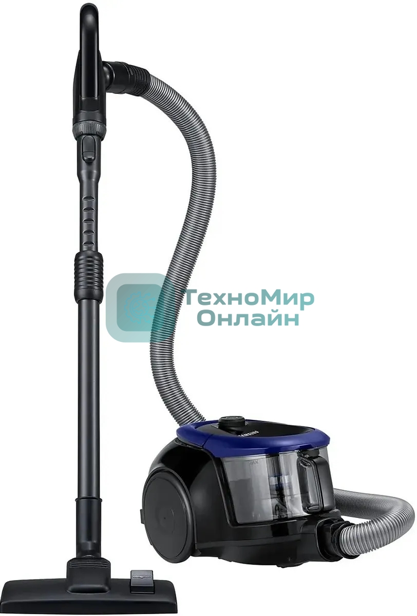 Пылесос Samsung VC18M21B0S2 синий, 380/1800 Вт, уборка сухая, пылесборник контейнер 1.5 л