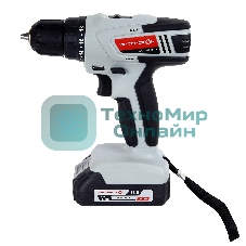 Дрель-шуруповерт ИНТЕРСКОЛ ДА-10/18ЭР 35 ПРОМО, 18 В, 2 Ач, 35 Нм, щеточный