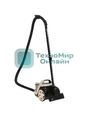 Пылесос Eurostek EVC-4509 черный/бежевый, 420/2500 Вт, уборка сухая, пылесборник контейнер 3 л