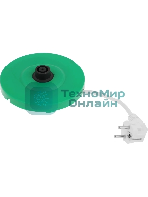 Чайник электрический Великие Реки Томь-1 белый/зеленый