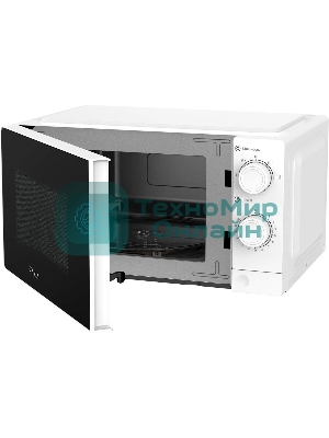 Микроволновая печь Oasis MW-70XW белый, 20 л, 700 Вт, переключатели - поворотный механизм