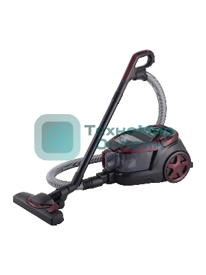 Пылесос Willmark VC-2630CYM бордовый, 450/2000 Вт, уборка сухая, пылесборник контейнер 2.5 л