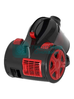 Пылесос Blackton Bt VC1802B серый/красный, 350 Вт, сухая уборка, пылесборник контейнер 2 л