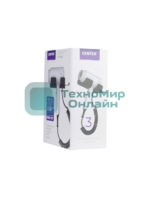 Фен Centek CT-2252 белый/черный, 1600 Вт, ионизация