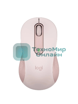 Мышь беспроводная Logitech Signature M650 розовый, 4000 dpi, радиоканал, Bluetooth, USB, кнопки - 5