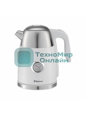 Чайник электрический Sakura SA-2178W Premium белый, 1.7 л, 2200 Вт
