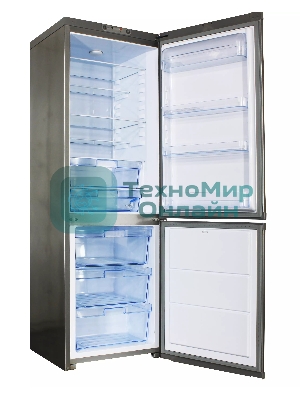 Холодильник ОРСК-174 NG нержавеющая сталь двухкамерный 220/12л, морозилка снизу, капельная система