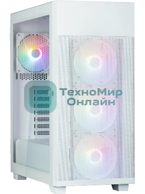 Компьютерный корпус ZALMAN S5 NEO, ATX, белый, WINDOW, 2xCOMBO (3.5