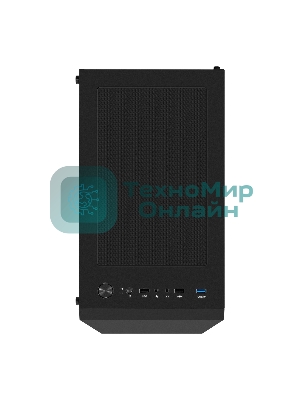 Компьютерный корпус Miditower ExeGate EVO-8227-NPX600 (ATX, БП 600NPX с вент. 12см, 2*USB+1*USB 3.0+HD Audio, черный, 3 вент. RGb, закаленное стекло)