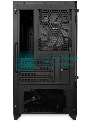 Компьютерный корпус HSPD M330, Mesh Mini-tower, черный, TG, 0.6 SPCC, 3x120mm ARGB mATX, mITX 175/330/160mm 2x2.5
