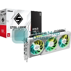 Видеокарта ASRock Radeon RX 9070 XT Steel Legend 16GB RX 9070XT, HDMI, DP*3, 16G, D6