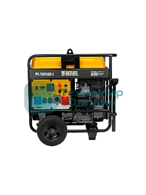 Электрогенератор бензиновый Denzel PS-180EAD-3, 18 кВт, 110 дБ, 265 кг