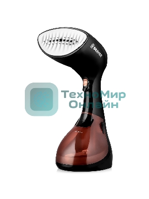 Отпариватель BRAYER BR4127 черный/коричневый, 1500 Вт, 25 г/мин, 260 мл