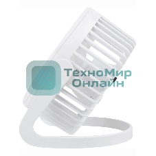 Вентилятор Energy EN-0625 белый, настольный, 2,5 Вт, 1 скорость, 13 см, питание от USB