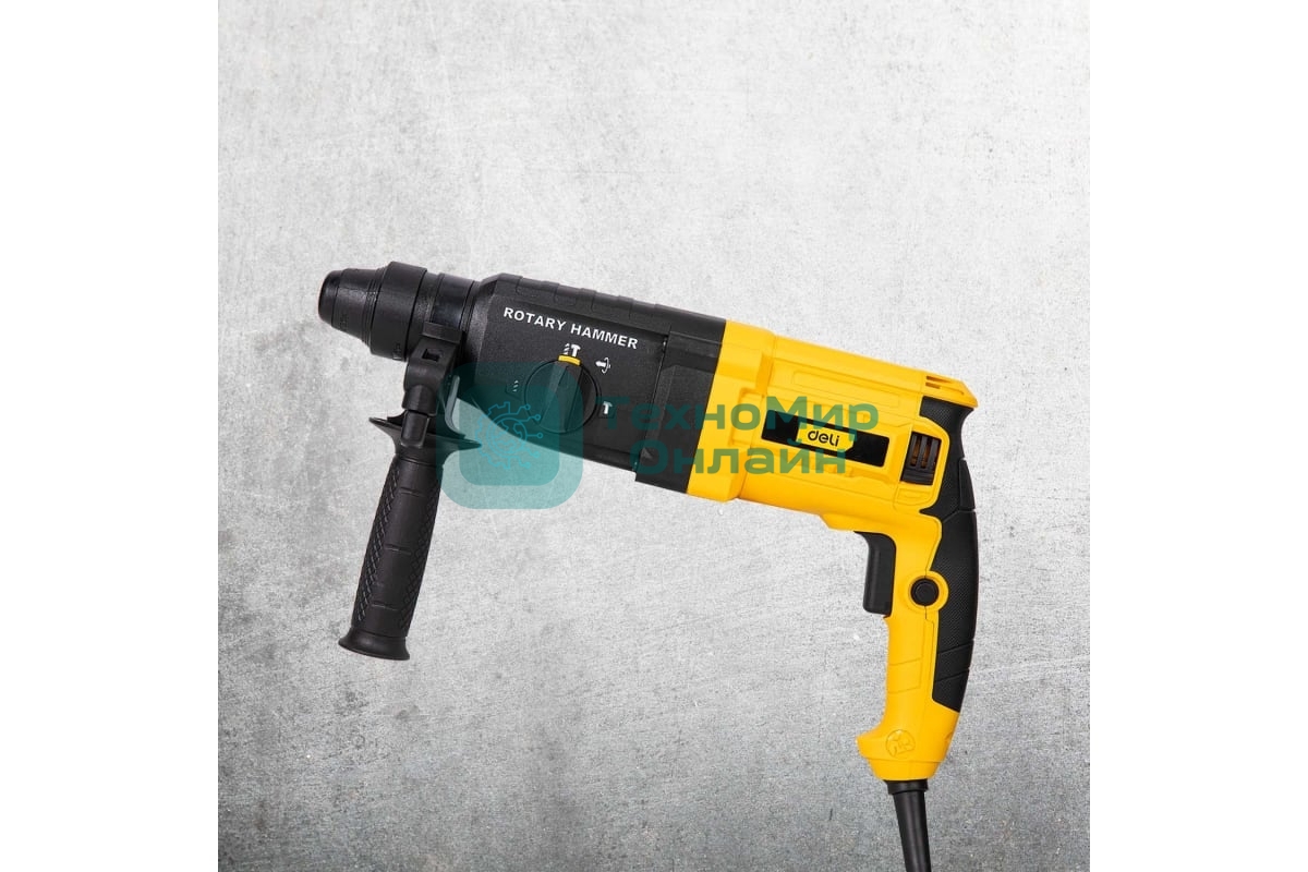 Перфоратор Deli DL-DC26-E1 (800Вт, 3Дж, 5500уд/мин, 1150об/мин, кейс)