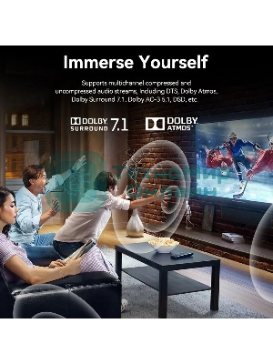 Переключатель - разветвитель Vention HDMI v2.1 двунаправленный 2x1/1x2