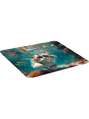 Коврик для мыши Cactus Fish Cat 300x250x3мм (CS-MPC-D15M)