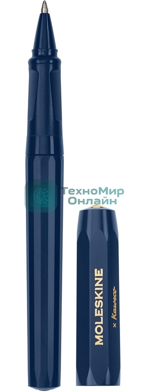 Ручка шариковая Moleskine Kaweco (KAWBALLPENBLUE) синий, d=1мм, синие чернила, подарочная коробка