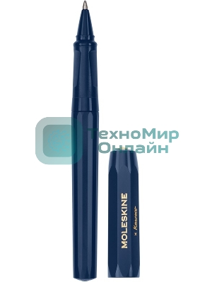 Ручка шариковая Moleskine Kaweco (KAWBALLPENBLUE) синий, d=1мм, синие чернила, подарочная коробка