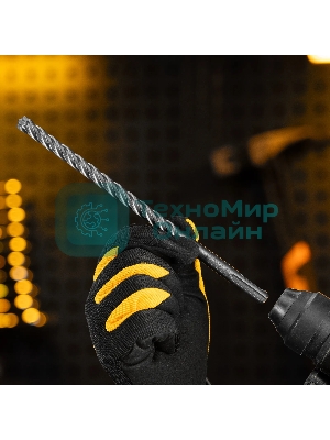 Бур по бетону Denzel цельная крестовая пластина, 10x215 мм, SDS PLUS