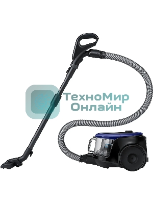 Пылесос Samsung VC18M21B0S2 синий, 380/1800 Вт, уборка сухая, пылесборник контейнер 1.5 л