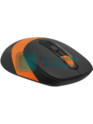 Мышь беспроводная A4Tech Fstyler FG10S черный/оранжевый, 2000 dpi, радиоканал, USB, кнопки - 4
