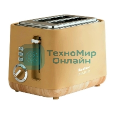 Тостер Tesler TT-244, оранжевый, 815 Вт, 2 слота