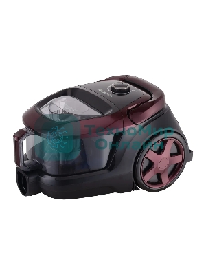 Пылесос Willmark VC-2630CYM бордовый, 450/2000 Вт, уборка сухая, пылесборник контейнер 2.5 л