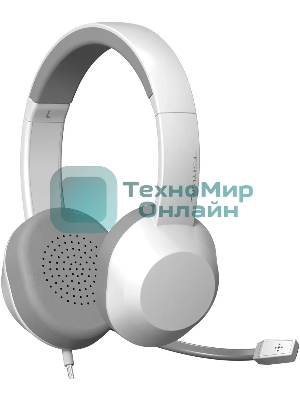 Гарнитура A4Tech Fstyler FH150U белый/серый, проводная