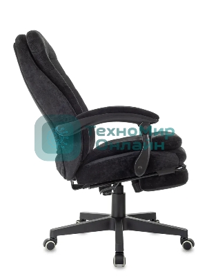 Кресло Бюрократ T-9950MSG-F/BLACK-PU черный, экокожа